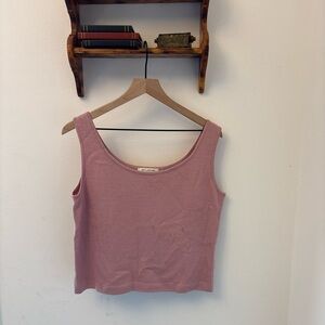 St. John Knit Tank Top Large Sleeveless  Scoop Neck Shell Classic Minimalist